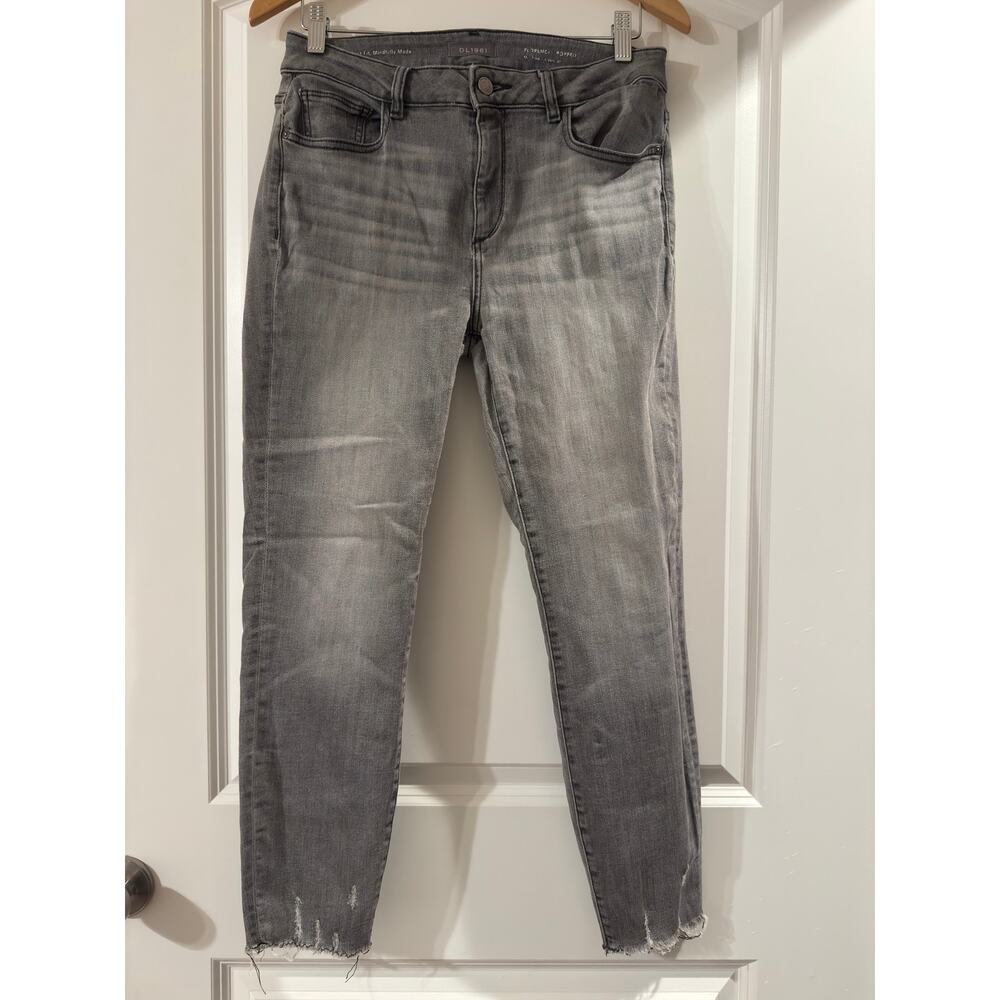 DL 1961 Florence Cropped Mid Rise Instasculpt Skinny Jeans - 30